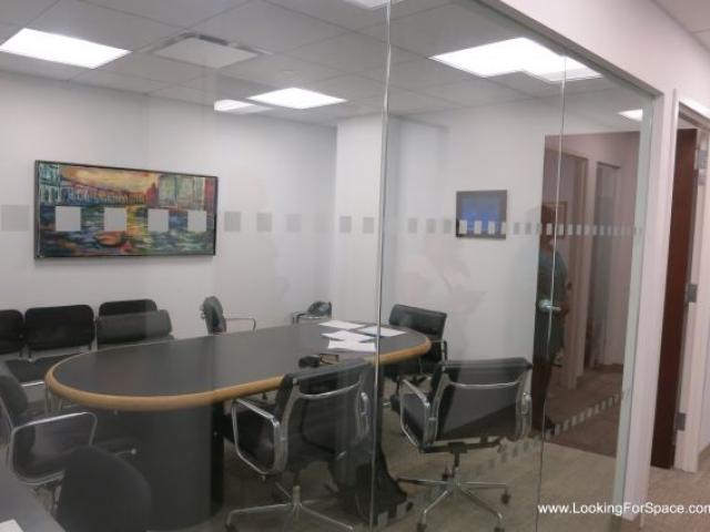 675 Third Avenue New York NY Conference room with glass wall