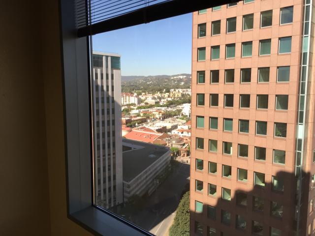 10866 Wilshire Blvd  Los Angeles CA View from North windows