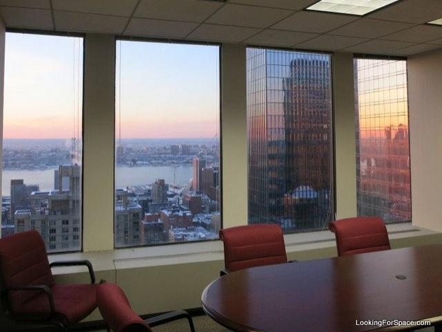 1700 Broadway New York NY Windowed conference room