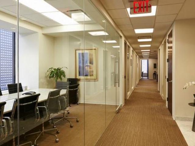 800 Third Avenue New York NY Glass wall in conference room