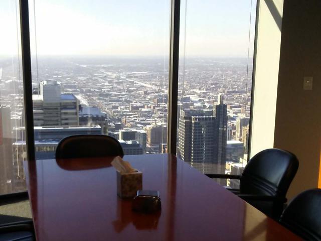 70 West Madison Street Chicago IL Conference room and view