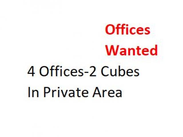 4 OFFICES WANTED New York NY 