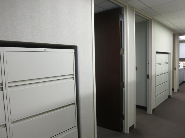 45 Broadway New York NY File cabinets in common area