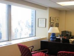 747 Third Avenue  New York NY 3 brite windows In Partner Office (Unfurnished)