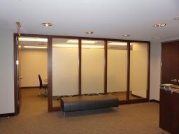 477 Madison Avenue New York NY Frosted glass conference room