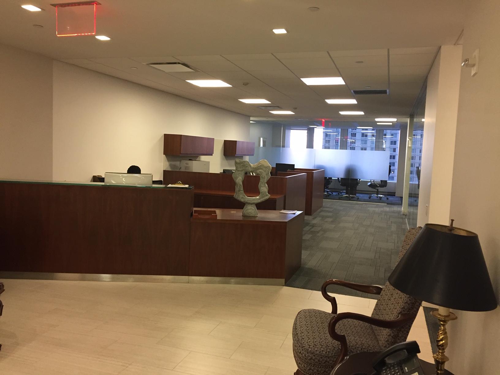 1700 Broadway (Part Time Use) New York NY High end reception area + Conference room