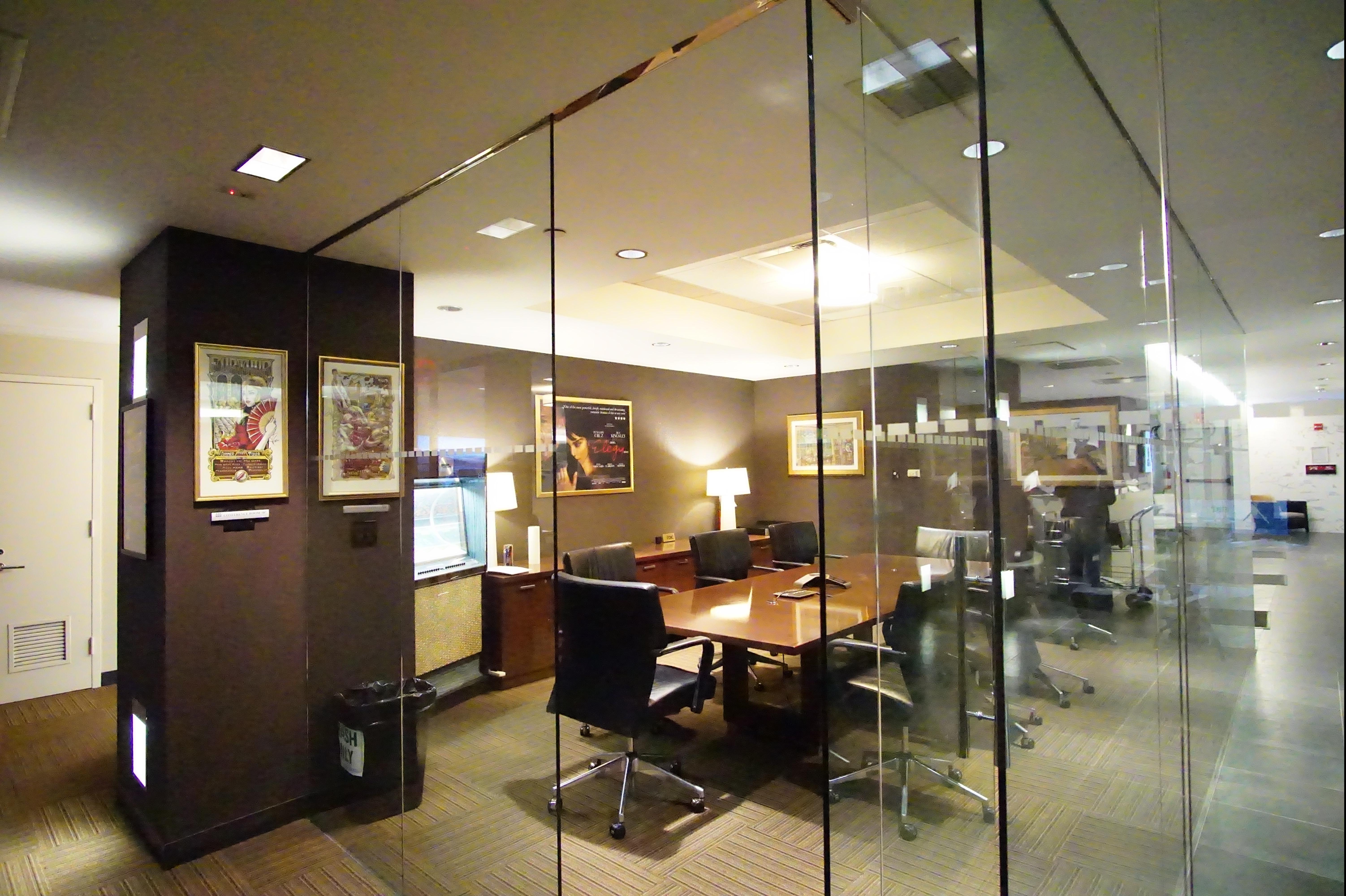 1001 Avenue of the Americas New York NY Glass conference room