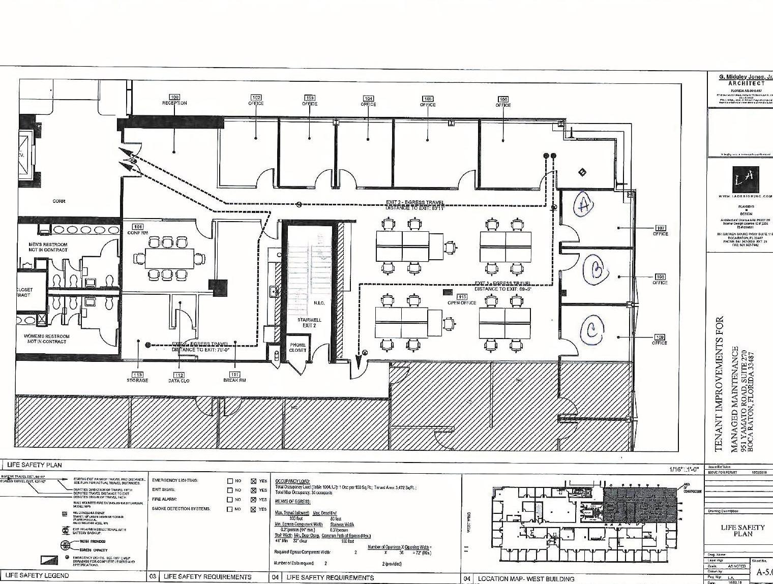 951 Yamato Road Boca Raton FL Office Layout_Blueprint