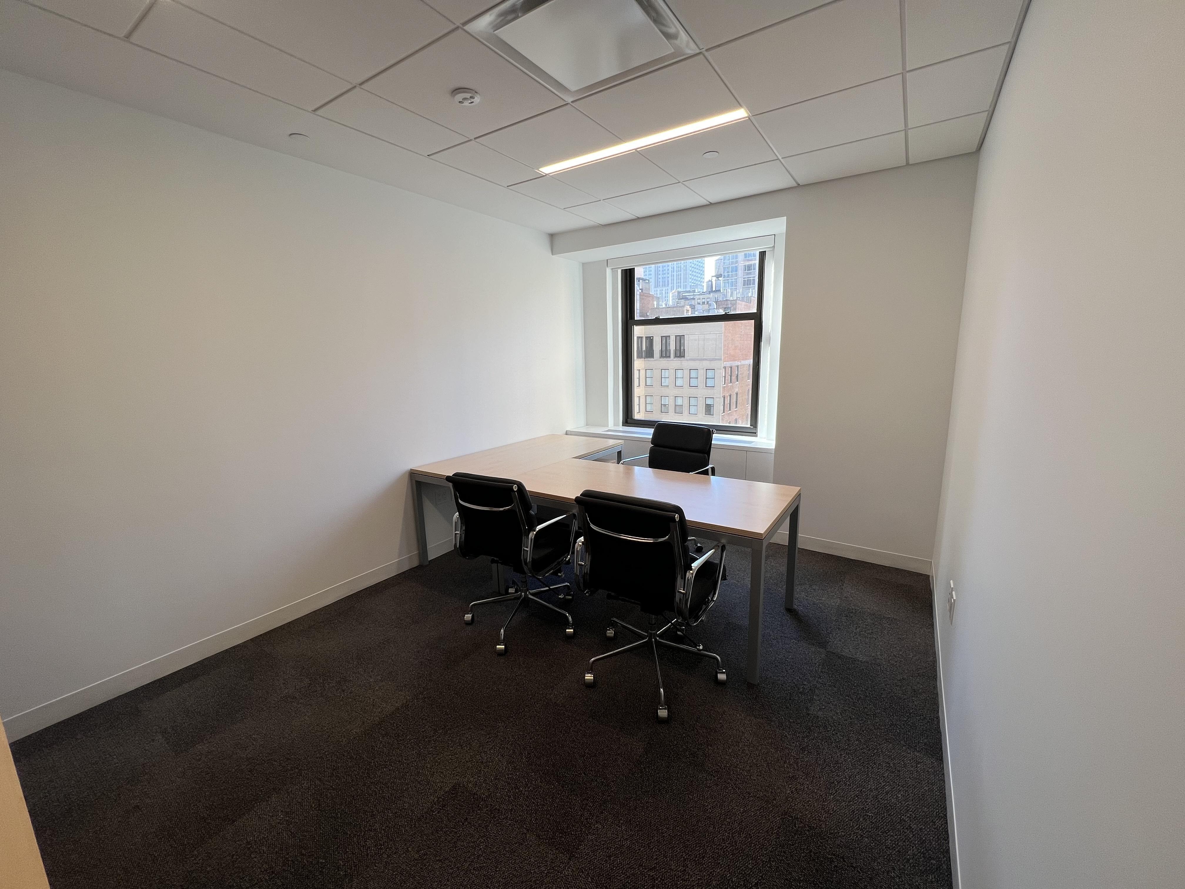 1040 Avenue of the Americas New York NY Partner Office With Room For Conference Table