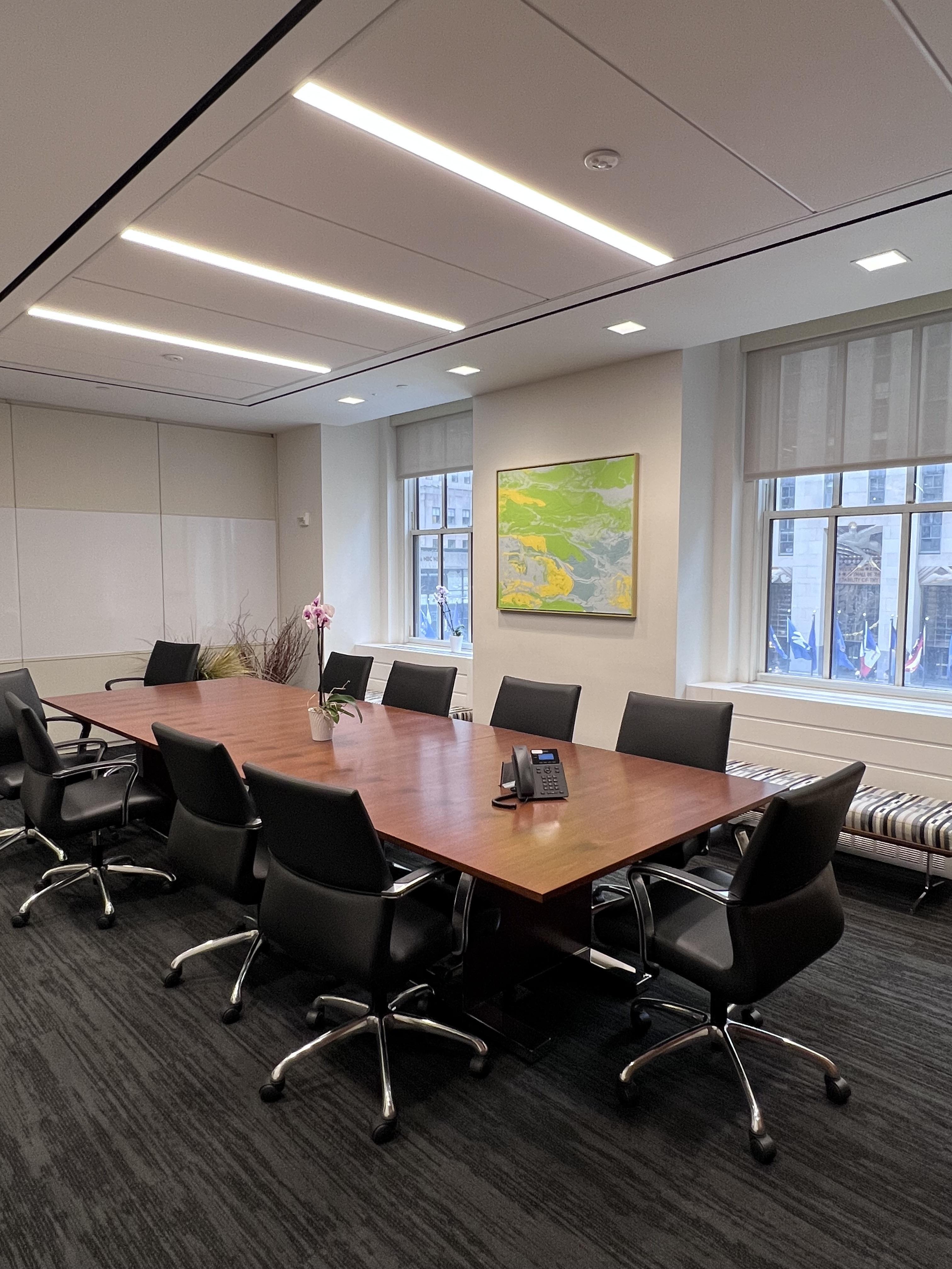 620 Fifth Avenue New York NY Large Windowed Conference Room