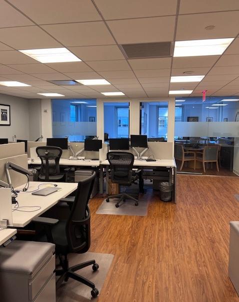 Madison Avenue - Low 50's New York NY Interior workstations (can reduce density)