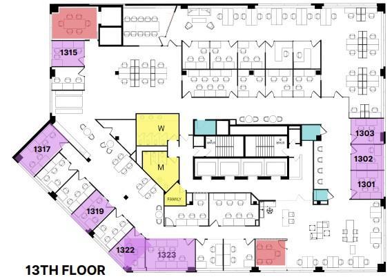 110 16th Street Denver CO 13th Floor plan