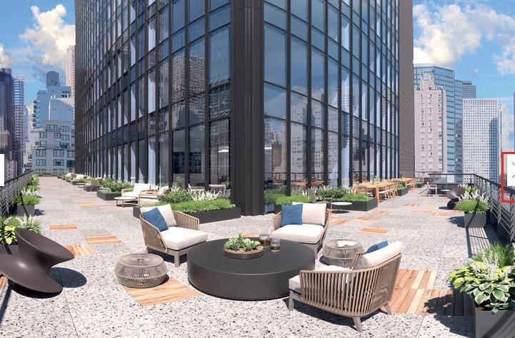 825 Third Avenue New York NY Outdoor building tenant amenity space