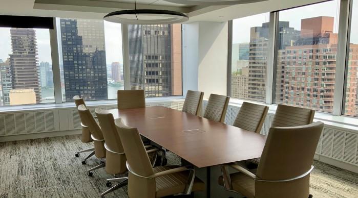 777 Third Avenue New York NY Shared corner conference room