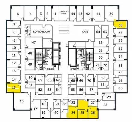 101 NE 3rd  Avenue  Fort Lauderdale FL 3-office suite plus bullpen, and 2 corner offices