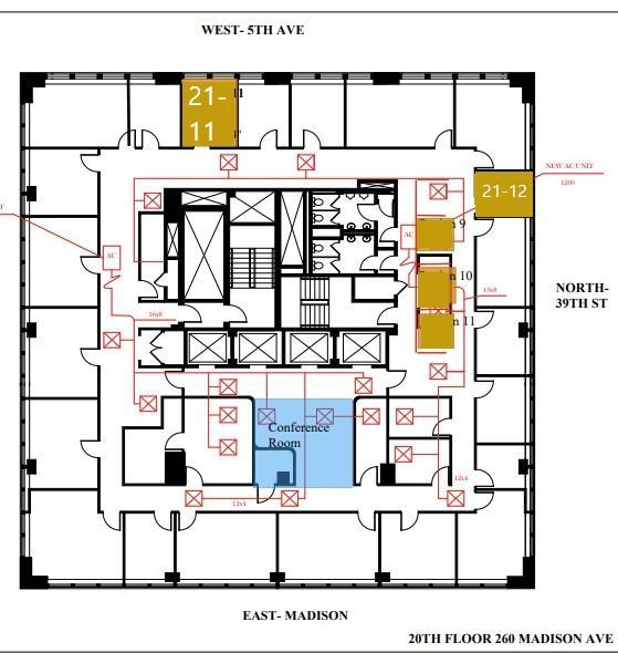 260 Madison Avenue New York NY 20th Floor - 2 offices, 3 workstations