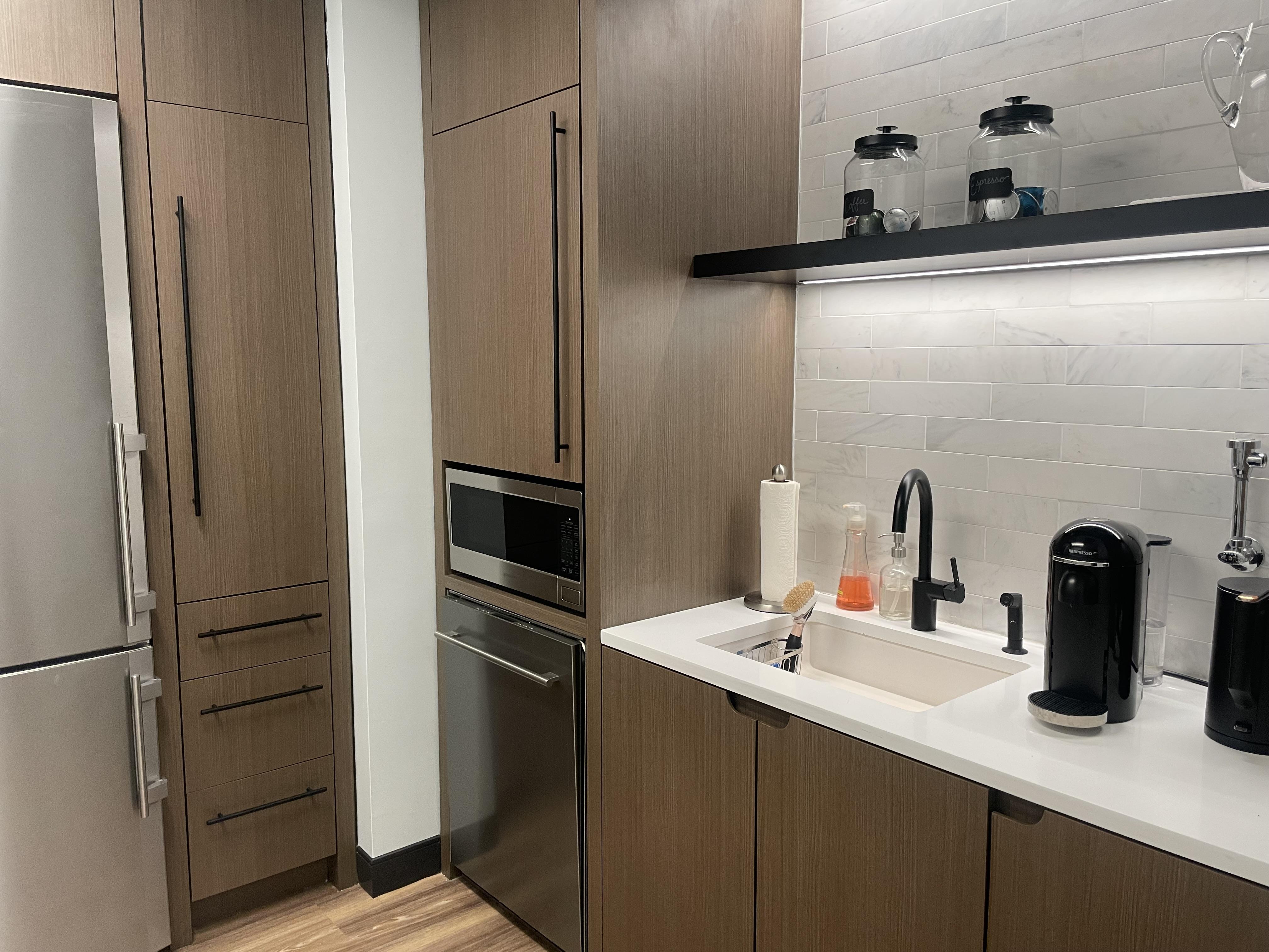 60 E. 42nd Street New York NY Pantry with Nespresso Machine