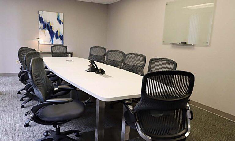 Conference room with 10 seats