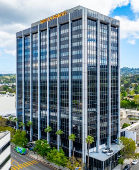 Encino Gateway Class A office tower with Wells Fargo Bank and premium amenities in Encino