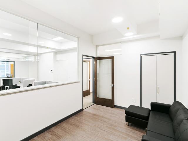 Executive bathroom private attorney office space legal workspace facilities