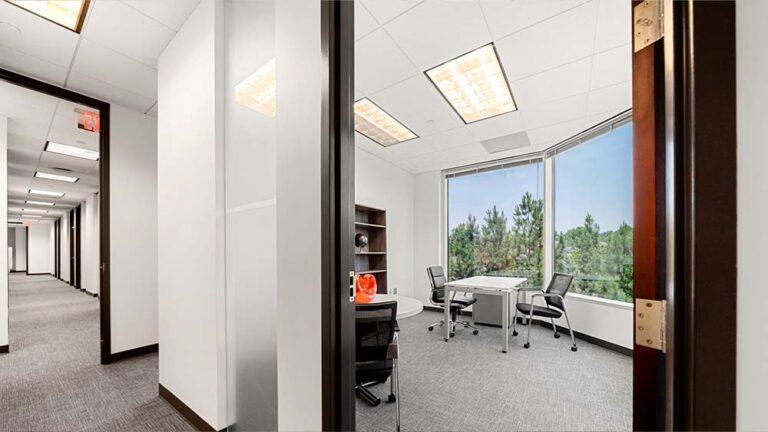 hallway view into large office
