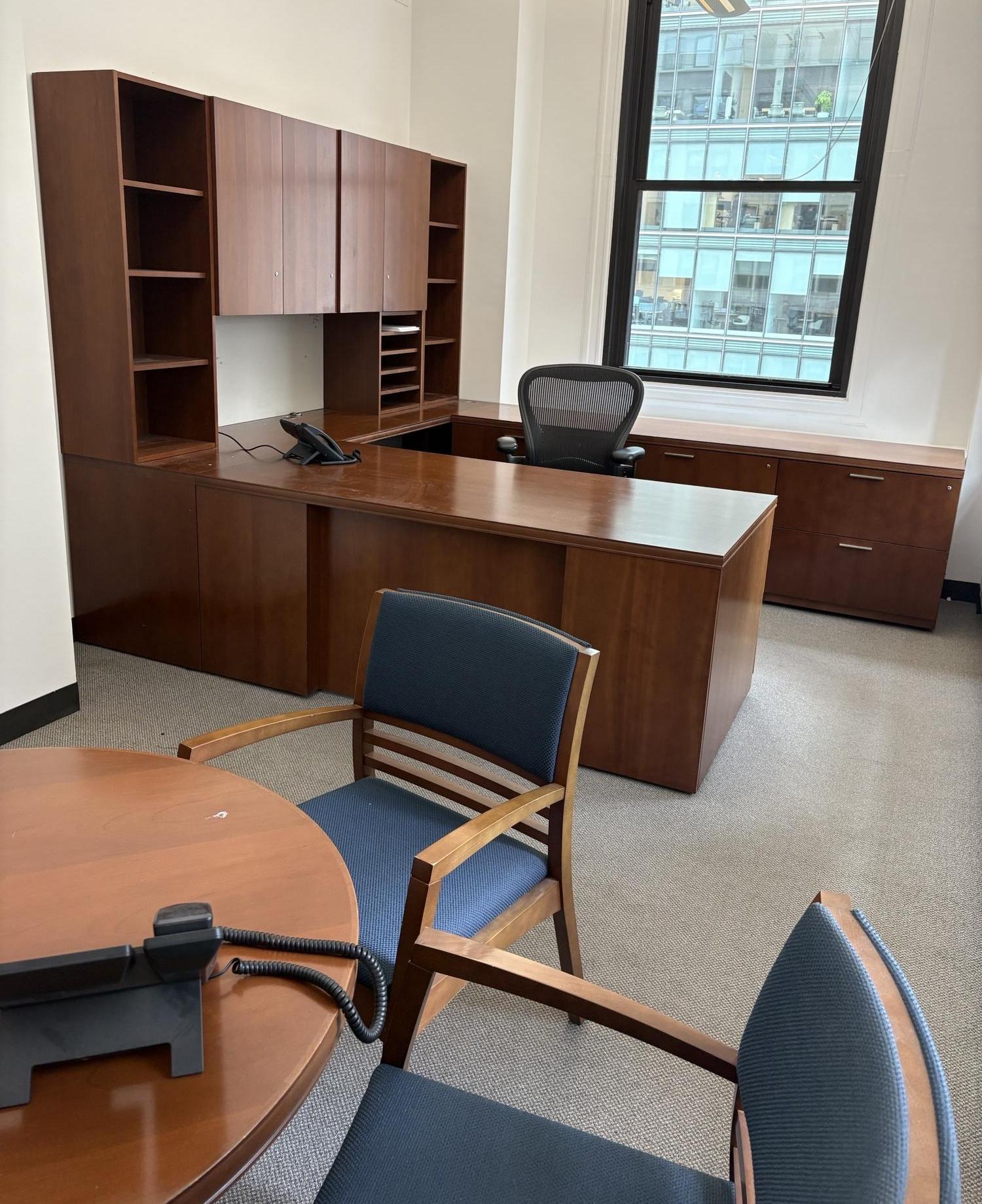 Large corner office