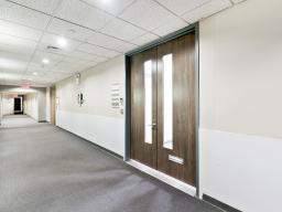 Open workstation cubicles attorney support staff legal office workspace