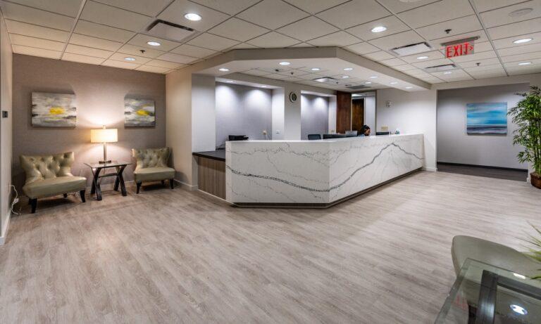 Reception and Waiting area