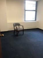 room with chair scale